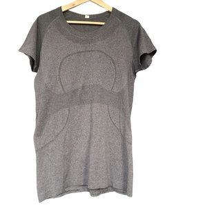 Lululemon Swiftly Tech Short Sleeve sz 12 Heathered Slate